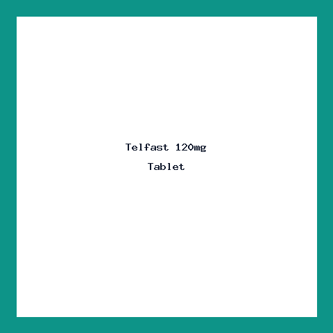 Telfast 120mg Tablet